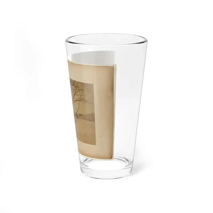 Bird's Eye View Of Bull Run Bridge, Looking Up Stream (U.S. Civil War) Pint Glass 16oz - Go Mug Yourself