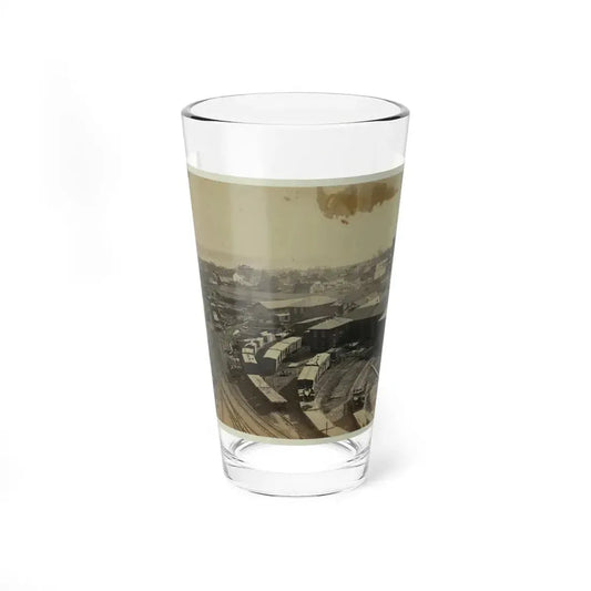 Bird's Eye View Of Machine Shops, With East Yard Of Orange & Alexandria Railroad (U.S. Civil War) Pint Glass 16oz 16oz - Go Mug Yourself