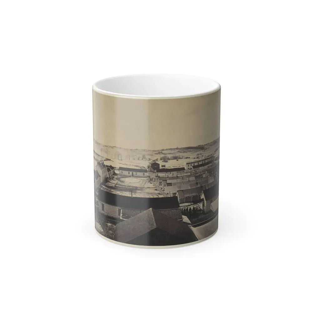 Bird's-Eye View of Sickel Hospital, Alexandria, Va. (U.S. Civil War) Color Changing Coffee Mug 11oz Default Title - Go Mug Yourself