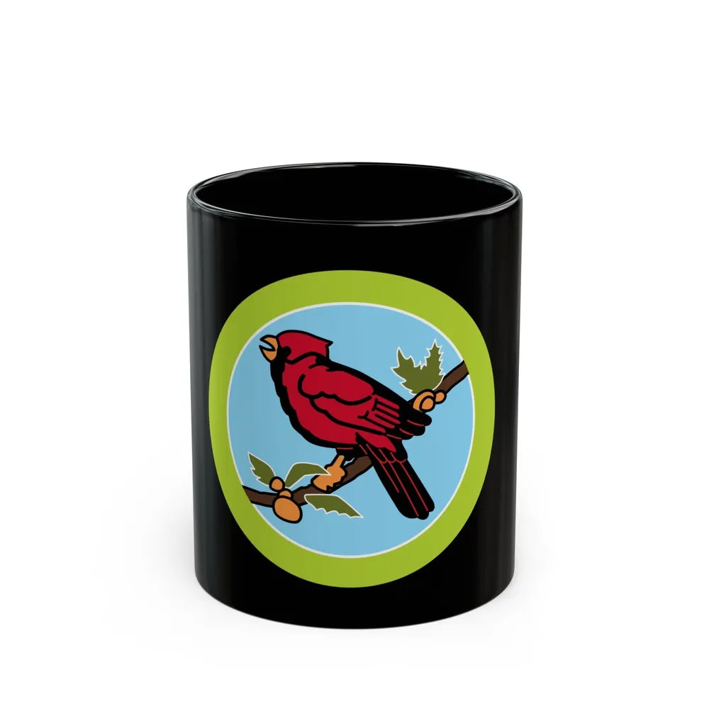 Bird Study (Boy Scout Merit Badge) Black Coffee Mug-11oz-Go Mug Yourself