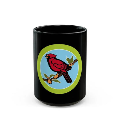 Bird Study (Boy Scout Merit Badge) Black Coffee Mug 15oz - Go Mug Yourself