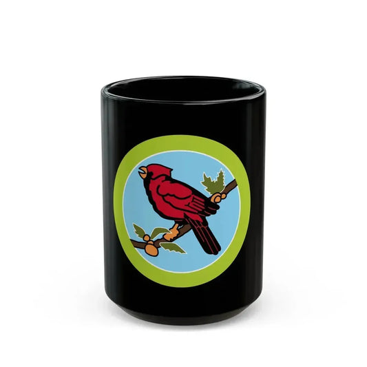 Bird Study (Boy Scout Merit Badge) Black Coffee Mug 15oz - Go Mug Yourself