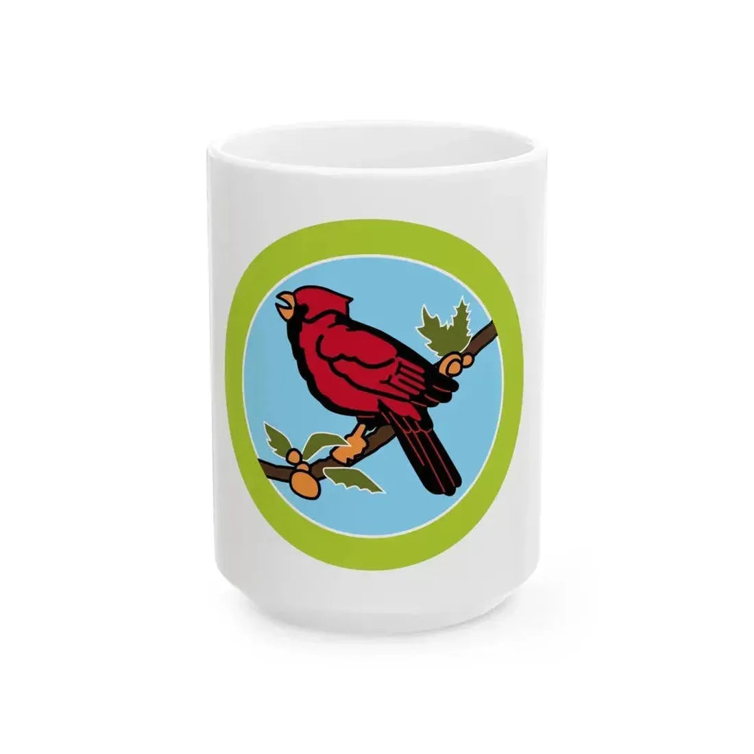 Bird Study (Boy Scout Merit Badge) White Coffee Mug 15oz - Go Mug Yourself