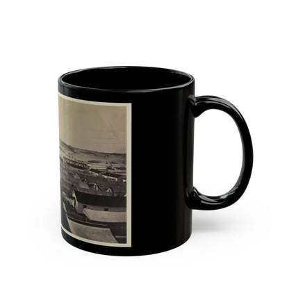 Bird's-Eye View Of Sickel Hospital, Alexandria, Va. (U.S. Civil War) Black Coffee Mug-Go Mug Yourself