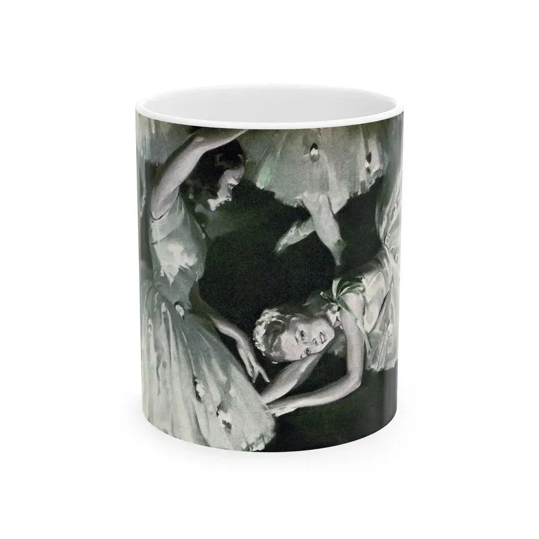 Birds Flying South, Redbook, January 1941 - White Coffee Mug 11oz - Go Mug Yourself