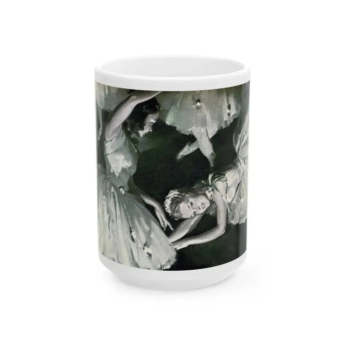 Birds Flying South, Redbook, January 1941 - White Coffee Mug 15oz - Go Mug Yourself