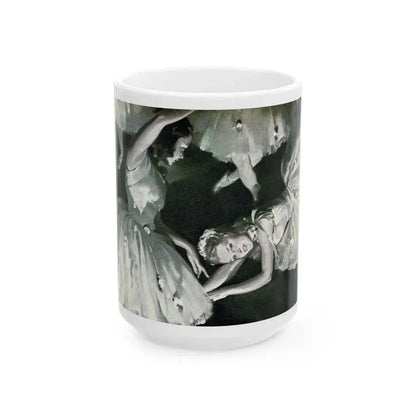 Birds Flying South, Redbook, January 1941 - White Coffee Mug 15oz - Go Mug Yourself