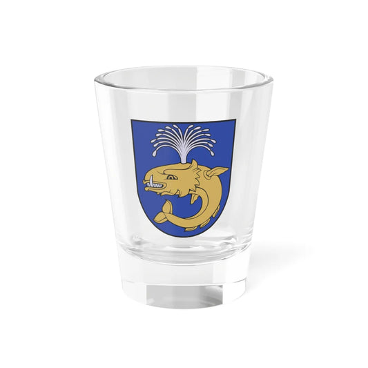 Birstonas COA (Lithuania) (Coat of Arms) Shot Glass 1.5oz 1.5oz - Go Mug Yourself