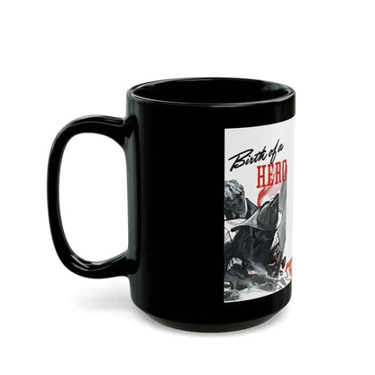 Birth of a Hero (1), Cosmopolitan, June 1939 - Black Coffee Mug - Go Mug Yourself