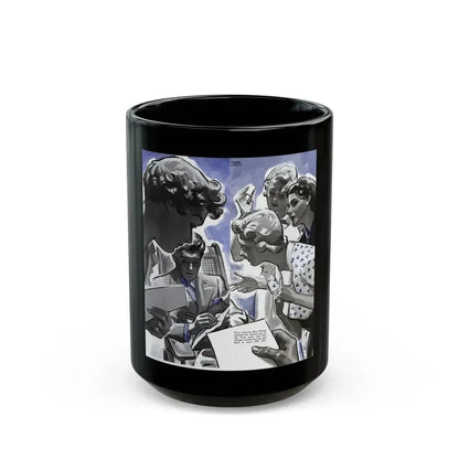 Birth of a Hero (2), Cosmopolitan, June 1939 - Black Coffee Mug 15oz - Go Mug Yourself