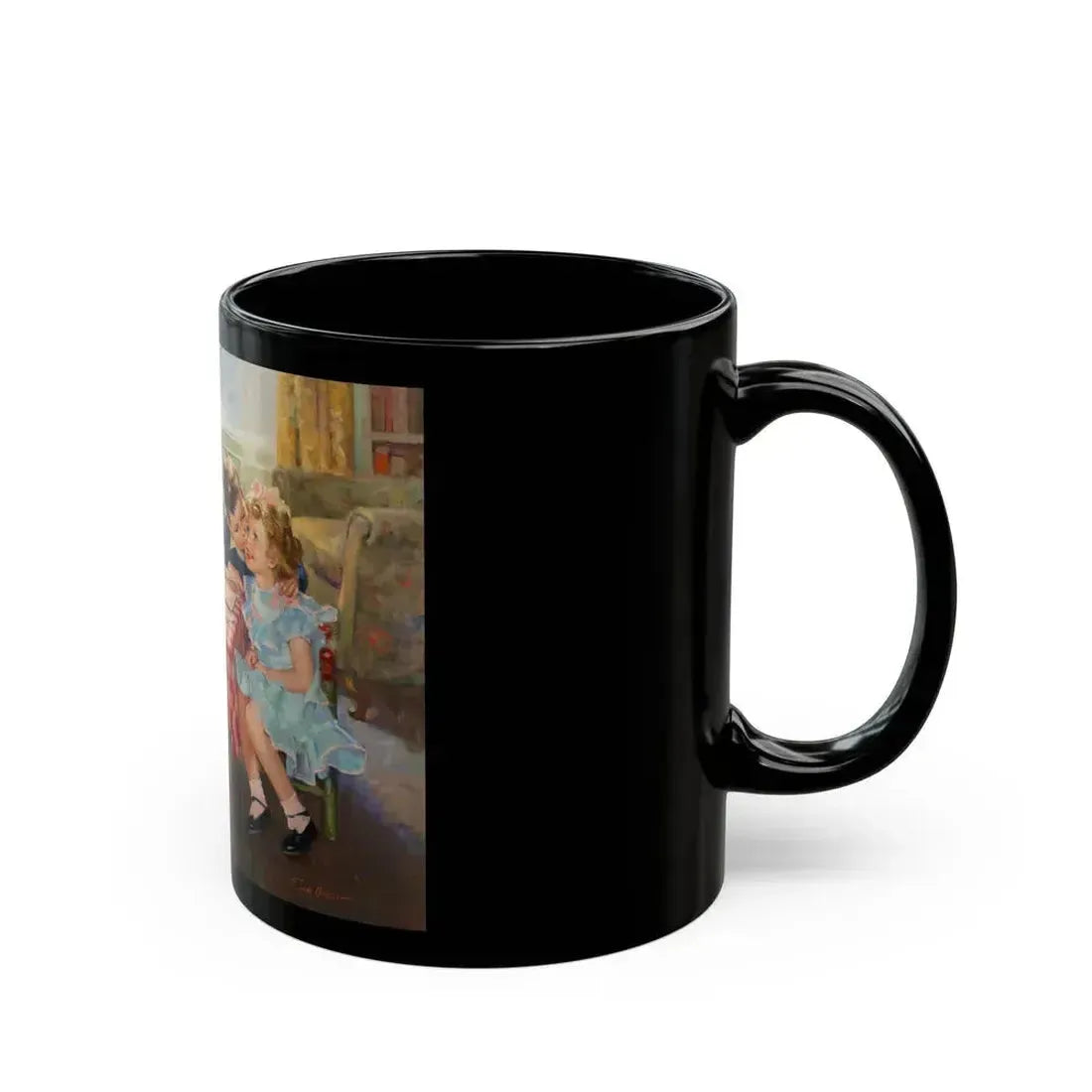 Birthday Kisses - Black Coffee Mug - Go Mug Yourself