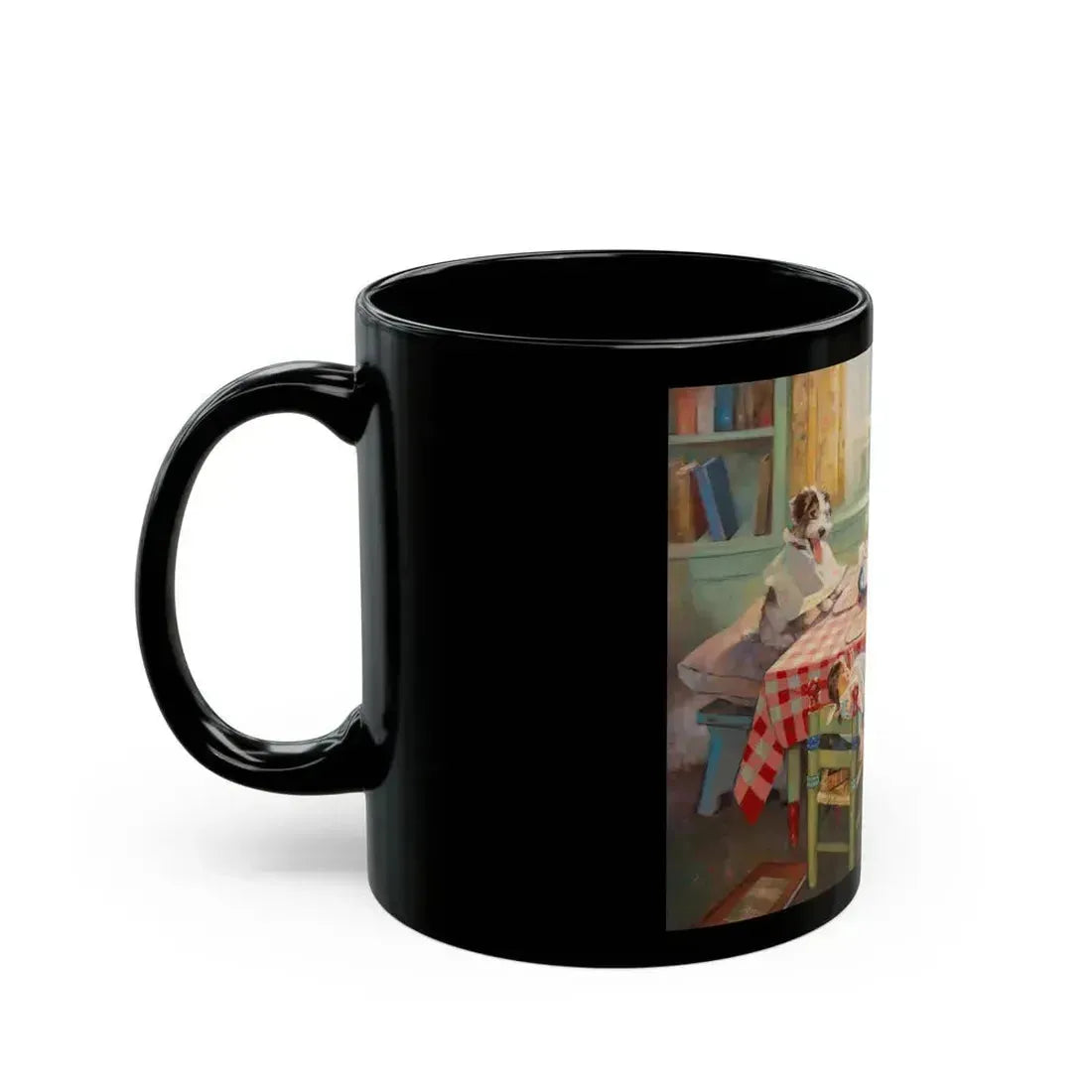 Birthday Kisses - Black Coffee Mug - Go Mug Yourself