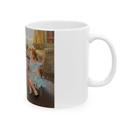Birthday Kisses - White Coffee Mug - Go Mug Yourself