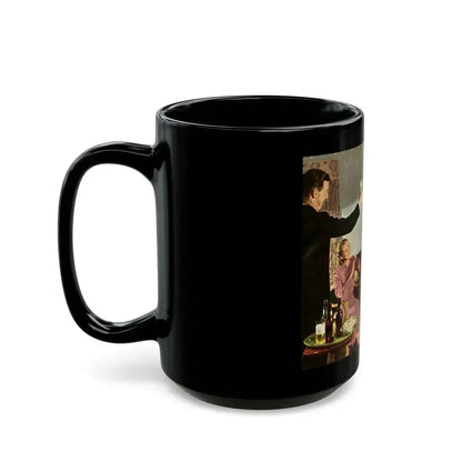 Birthday Party For Dad, 1949 - Black Coffee Mug - Go Mug Yourself