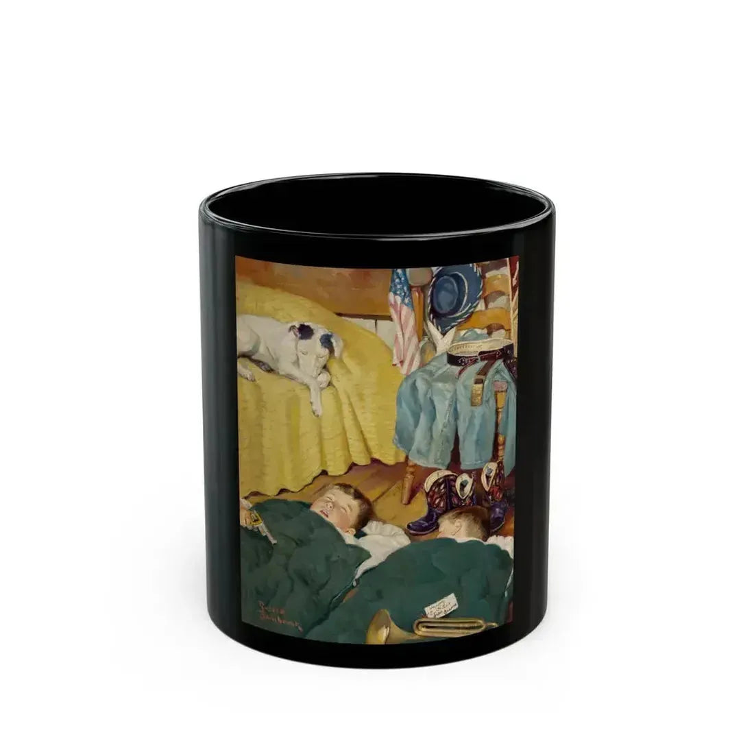 Birthday Surprise - Black Coffee Mug 11oz - Go Mug Yourself