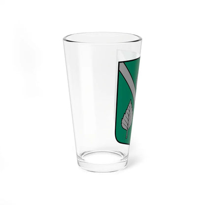 Birzgales pagasta ģerbonis (Latvia) (Coat of Arms) Pint Glass 16oz - Go Mug Yourself