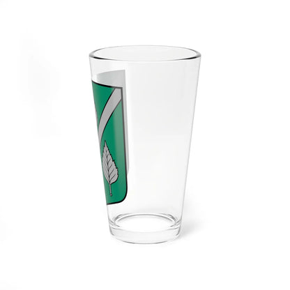 Birzgales pagasta ģerbonis (Latvia) (Coat of Arms) Pint Glass 16oz - Go Mug Yourself