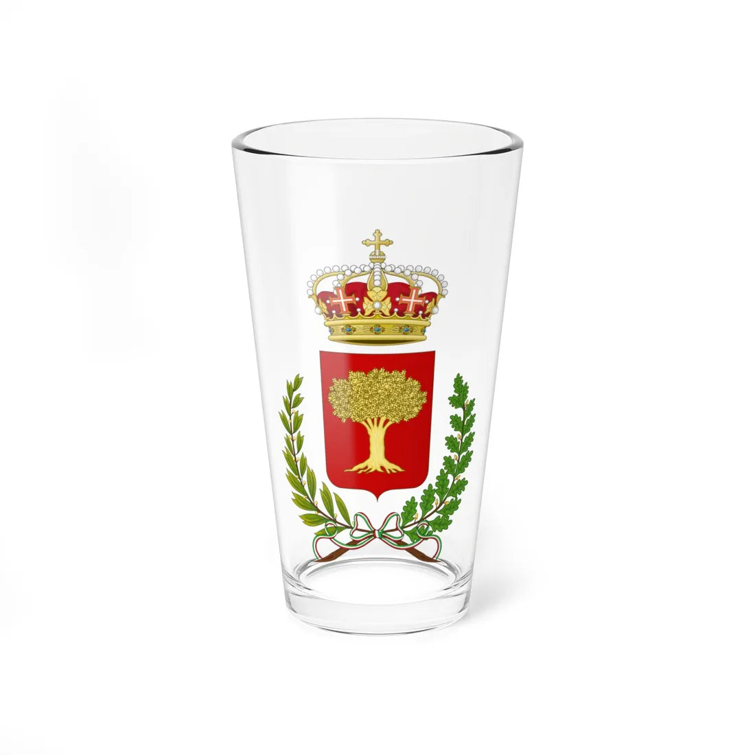 Bisceglie-Stemma (Italy) (Coat of Arms) Pint Glass 16oz 16oz - Go Mug Yourself