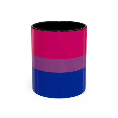 Bisexual Pride Flag - Accent Coffee Mug 11oz Black - Go Mug Yourself