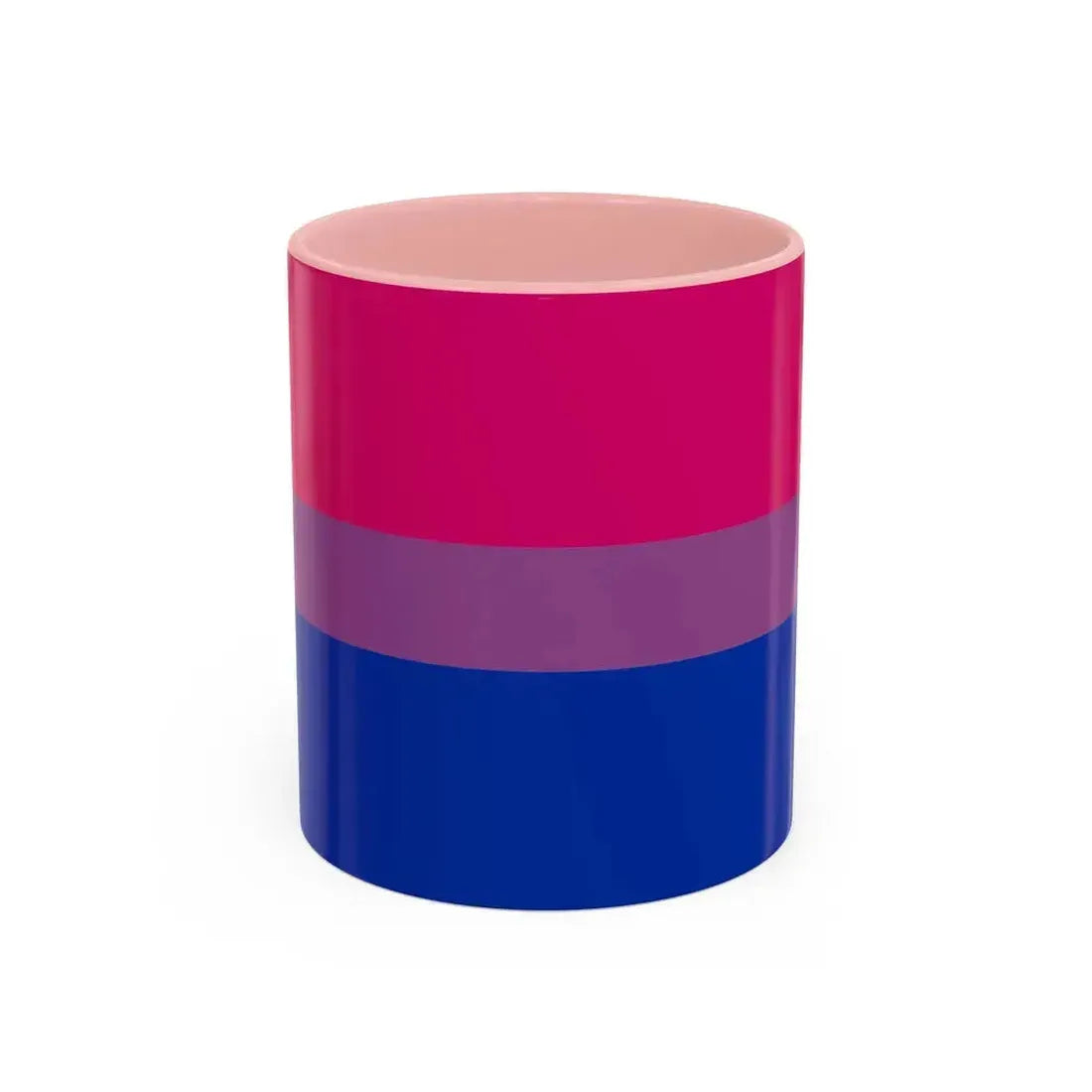 Bisexual Pride Flag - Accent Coffee Mug 11oz Pink - Go Mug Yourself