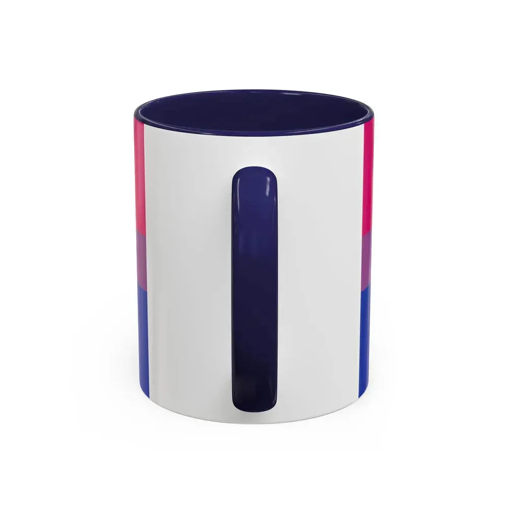 Bisexual Pride Flag - Accent Coffee Mug - Go Mug Yourself