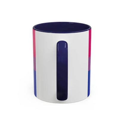 Bisexual Pride Flag - Accent Coffee Mug - Go Mug Yourself