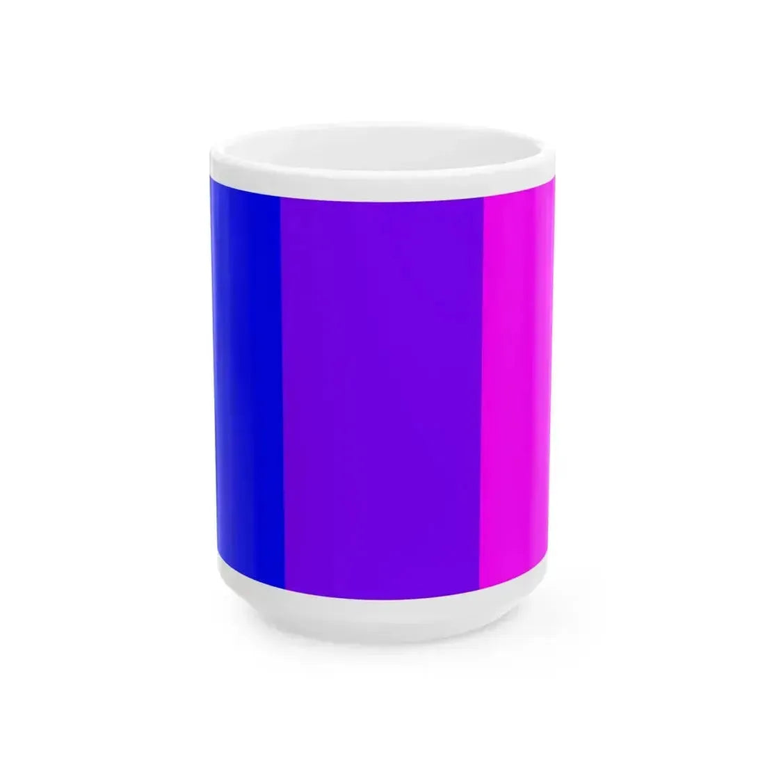Bisexual Pride Flag of Italy (Italy) White Coffee Mug 15oz - Go Mug Yourself