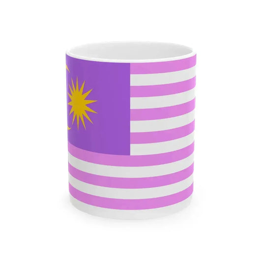 Bisexual-pride Flag of Malaysia (Malaysia) White Coffee Mug 11oz - Go Mug Yourself