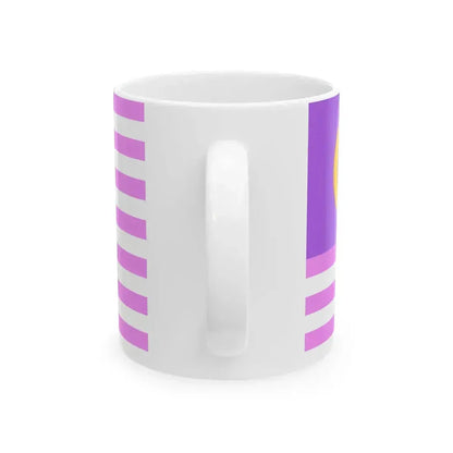 Bisexual-pride Flag of Malaysia (Malaysia) White Coffee Mug - Go Mug Yourself