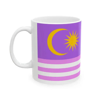 Bisexual-pride Flag of Malaysia (Malaysia) White Coffee Mug - Go Mug Yourself