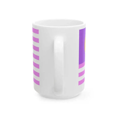 Bisexual-pride Flag of Malaysia (Malaysia) White Coffee Mug - Go Mug Yourself