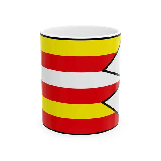 Biskupice Lucenec Flag (Slovakia) White Coffee Mug 11oz - Go Mug Yourself