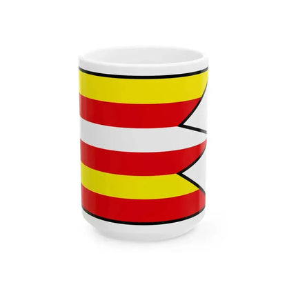Biskupice Lucenec Flag (Slovakia) White Coffee Mug 15oz - Go Mug Yourself