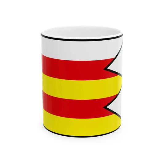 Biskupova Topolcany Flag (Slovakia) White Coffee Mug 11oz - Go Mug Yourself