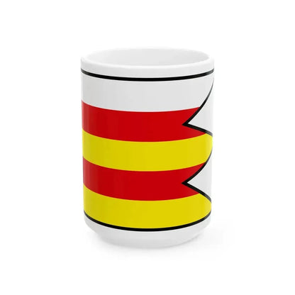 Biskupova Topolcany Flag (Slovakia) White Coffee Mug 15oz - Go Mug Yourself