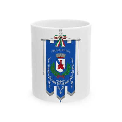 Bistagno-Gonfalone (Italy) White Coffee Mug 11oz - Go Mug Yourself