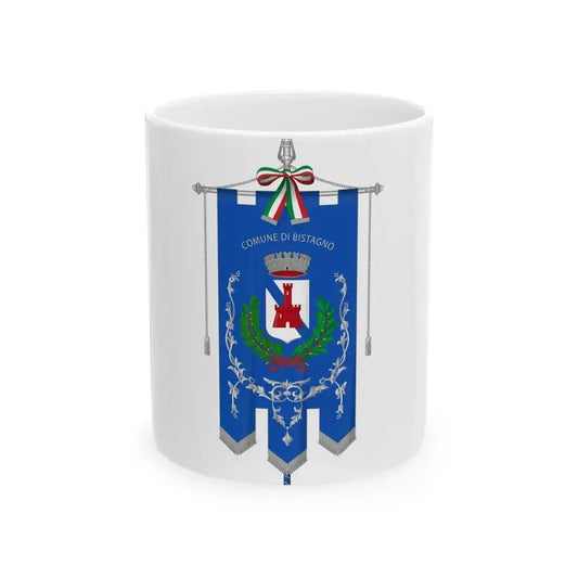 Bistagno-Gonfalone (Italy) White Coffee Mug 11oz - Go Mug Yourself