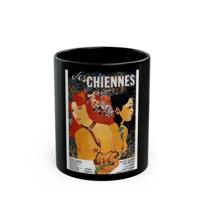 BITCHES (Les chiennes) 1973 Movie Poster - Black Coffee Mug 11oz - Go Mug Yourself
