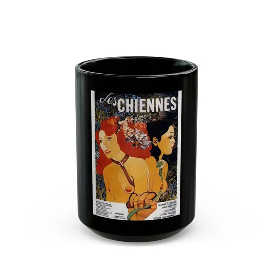 BITCHES (Les chiennes) 1973 Movie Poster - Black Coffee Mug 15oz - Go Mug Yourself