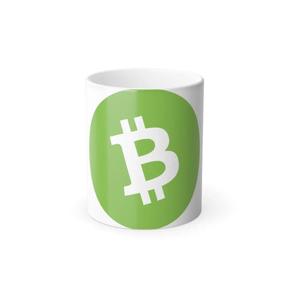 BITCOIN CASH BCH (Cryptocurrency) Color Changing Mug 11oz-11oz-Go Mug Yourself