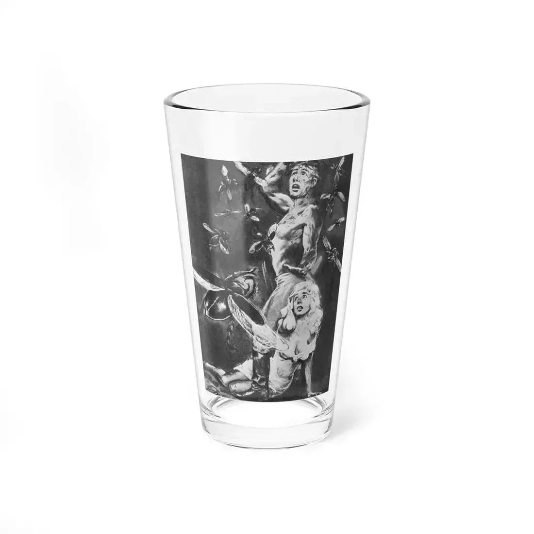 Bite My Flesh-Drink My Blood, Man's Life, August 1967 (Magazine Illustration) Pint Glass 16oz 16oz - Go Mug Yourself