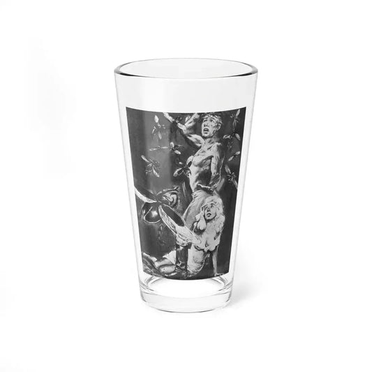 Bite My Flesh-Drink My Blood, Man's Life, August 1967 (Magazine Illustration) Pint Glass 16oz 16oz - Go Mug Yourself