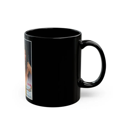 BITING THE LIFE Movie Poster - Black Coffee Mug-Go Mug Yourself