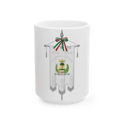 Bitonto-Gonfalone (Italy) White Coffee Mug 15oz - Go Mug Yourself