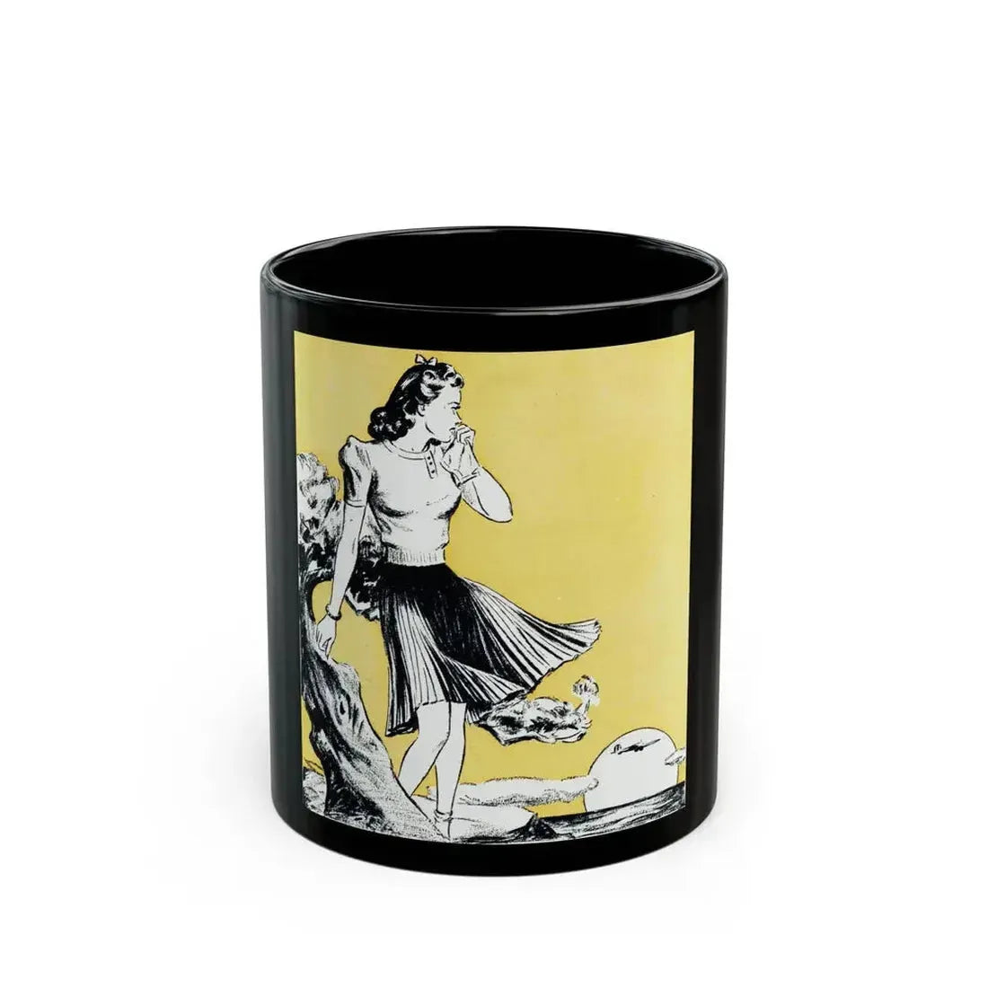 Bitter Fruits Of Hate, True Confessions, August 1940 - Black Coffee Mug 11oz - Go Mug Yourself