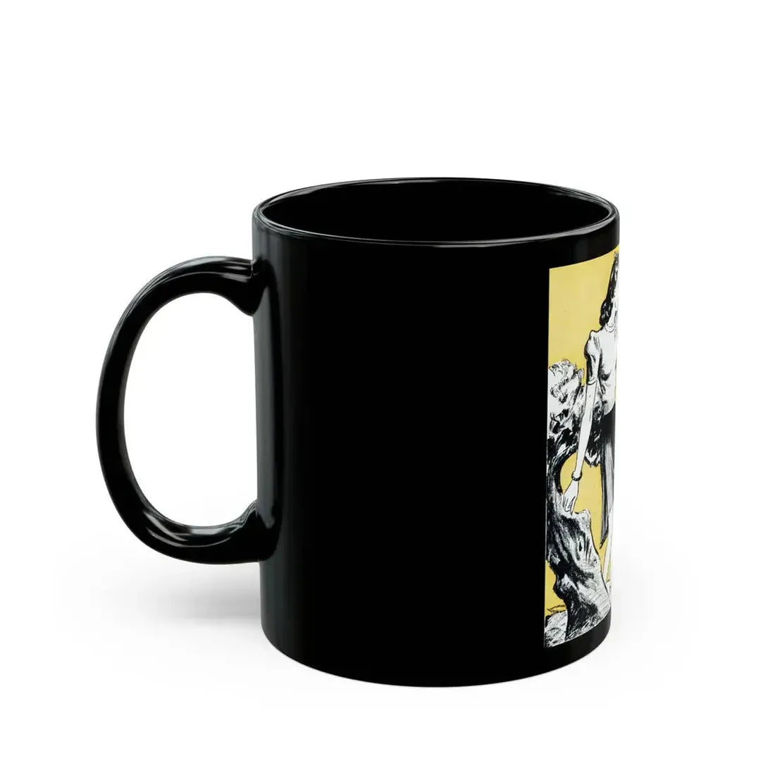 Bitter Fruits Of Hate, True Confessions, August 1940 - Black Coffee Mug - Go Mug Yourself