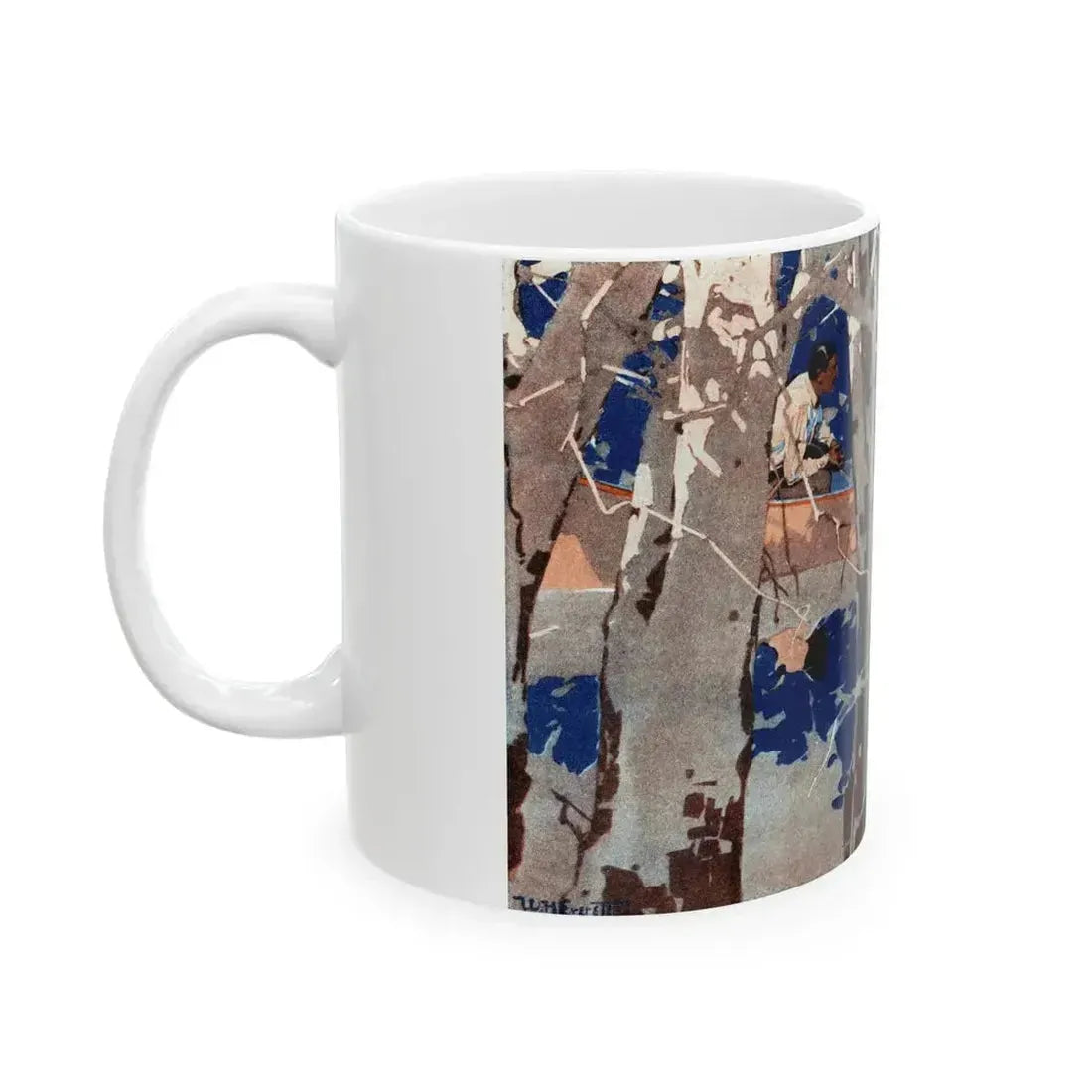 Bitter Sweet (1), McCall's, July 1930 - White Coffee Mug - Go Mug Yourself