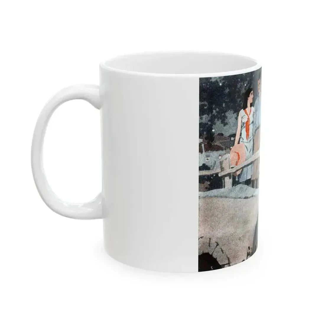 Bitter Sweet (3), McCall's, July 1930 - White Coffee Mug - Go Mug Yourself