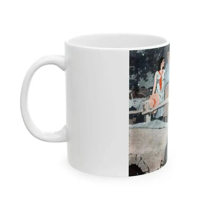 Bitter Sweet (3), McCall's, July 1930 - White Coffee Mug - Go Mug Yourself