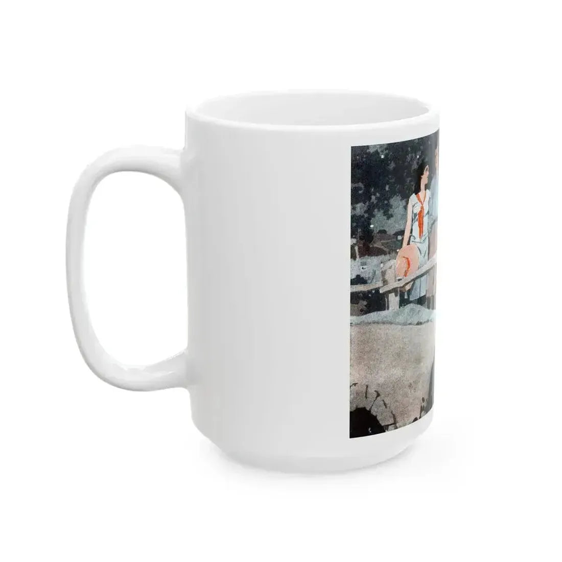 Bitter Sweet (3), McCall's, July 1930 - White Coffee Mug - Go Mug Yourself